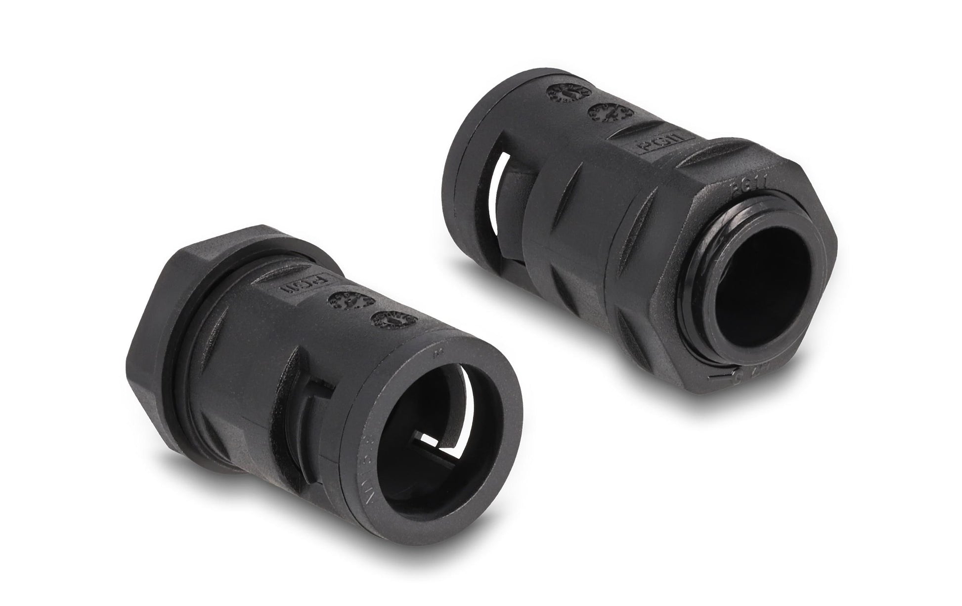 DeLOCK Kabelschlauch, Ø 15,8 mm, 2 m, IP67 – Schwarz