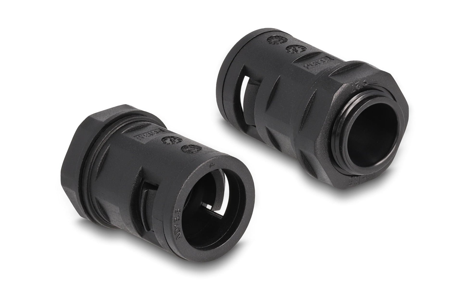 DeLOCK Kabelschlauch – 18,5 mm × 2,00 m, Kunststoff, Schwarz, wasserfest, IP67, 1er-Pack