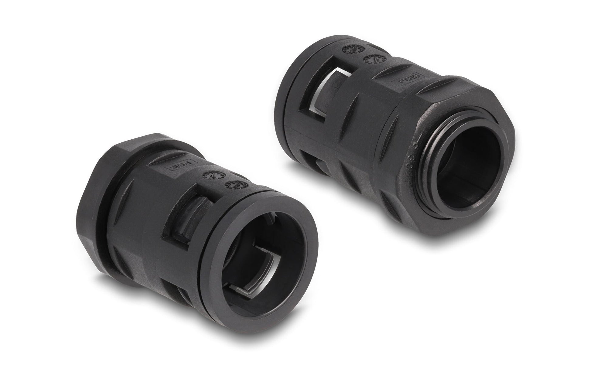 DeLOCK Kabelschutzschlauch 21,2 mm × 2 m – Schwarz – Kunststoff, IP67