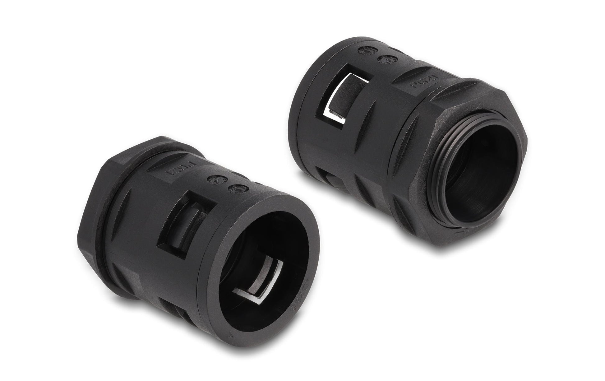 DeLOCK Kabelschutzschlauch – 28,5 mm × 2 m – Schwarz – IP67 – Kunststoff