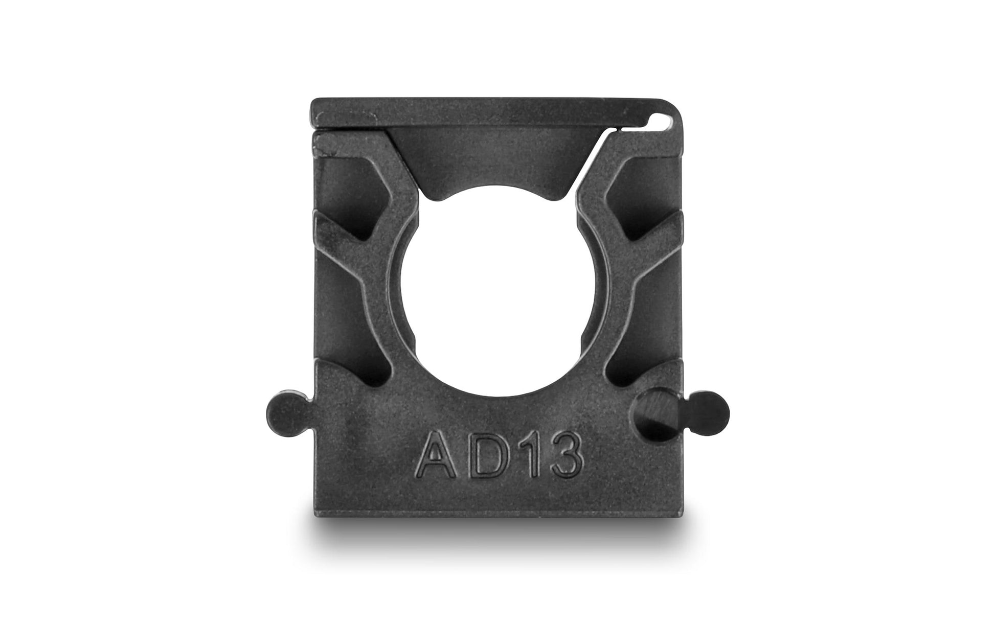 DeLOCK Kabelhalter mit Verschlussclip, Ø 13 mm, 8er-Pack – schwarz