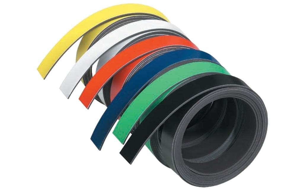 Franken Magnetband (selbstklebend) – 10 mm × 1 m, Rot