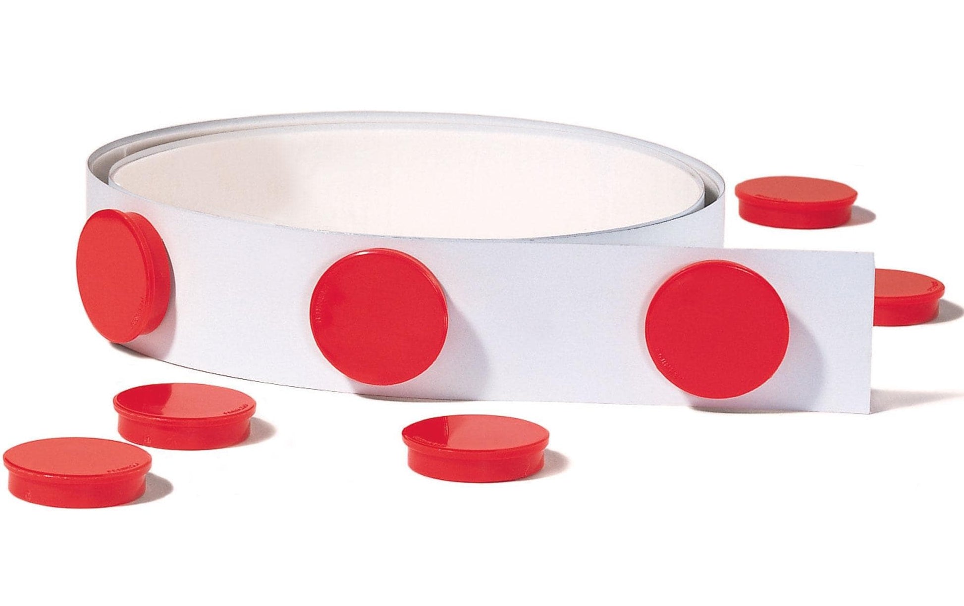 Franken Magnetband (selbstklebend) – 35 mm × 5 m, weiss, 1 Stück