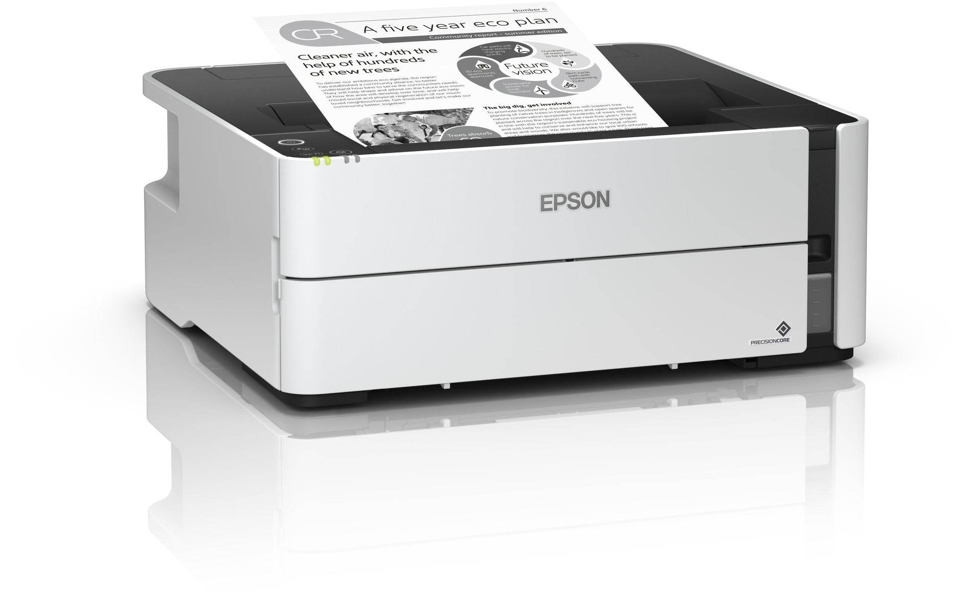 Epson EcoTank ET-M1180 – S/W-Tintentankdrucker, A4, Duplex, USB 2.0, LAN, WLAN