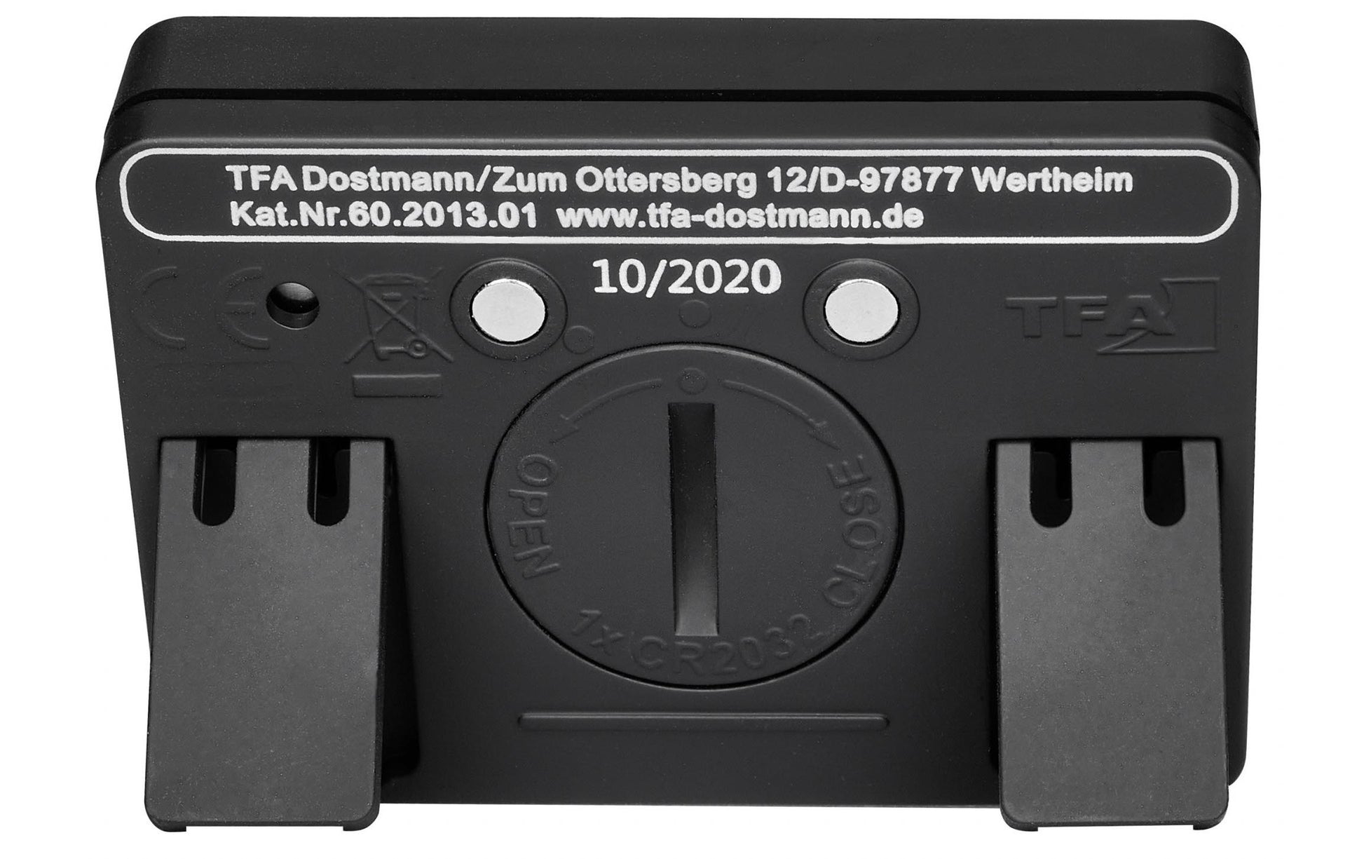 TFA-Dostmann TFA Dostmann Digitalwecker – lautlos, 5,9 × 4,2 × 1,4 cm, schwarz, Kunststoff