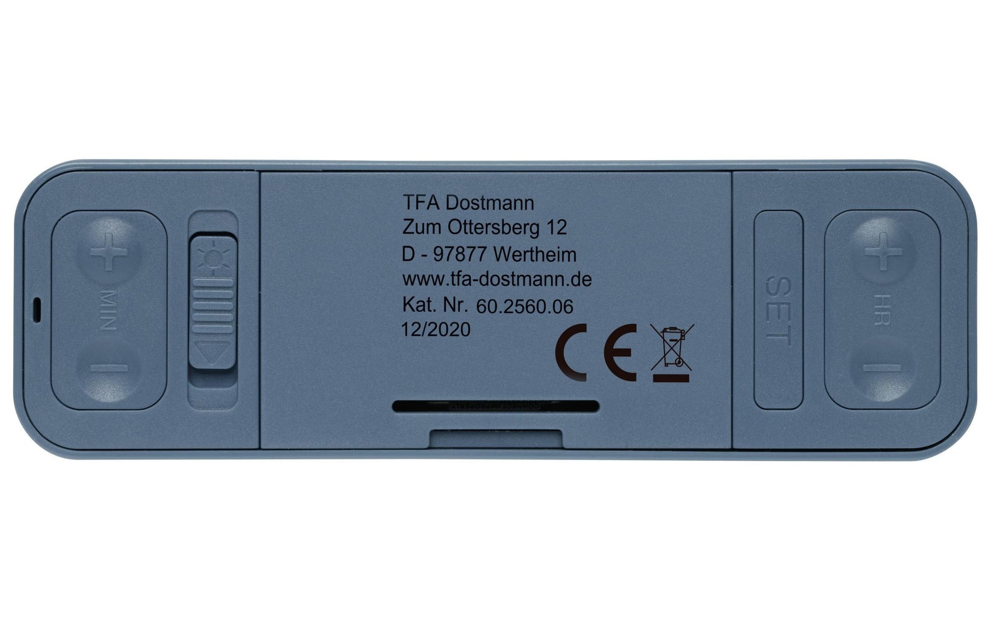 TFA-Dostmann TFA Dostmann TWIST Digitalwecker – Funk, Snooze, 7,1 × 11,7 × 3,7 cm, Blau