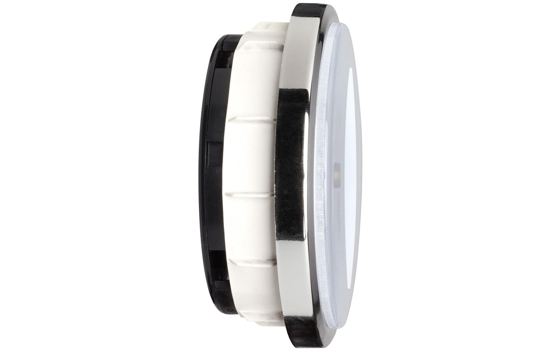 TFA-Dostmann TFA Dostmann Wanduhr – Analog, Ø 9 cm, silber, Kunststoff