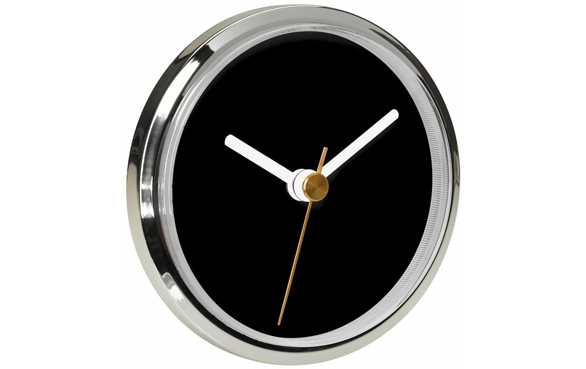 TFA-Dostmann TFA Dostmann Wanduhr – Analog, Ø 9 cm, silber, Kunststoff