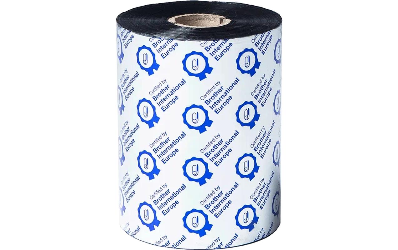 Brother Thermotransferband Wachs, Schwarz – für TJ-4420TN/TJ-4520TN/TJ-4422TN und andere – BWS-1D600-110