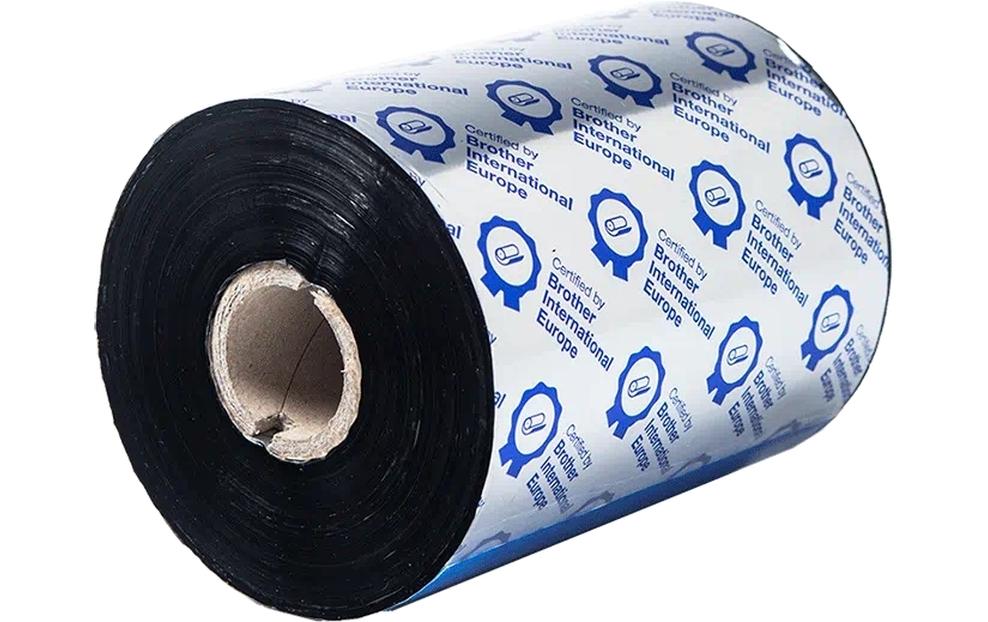 Brother Thermotransferband Wachs, Schwarz – für TJ-4420TN/TJ-4520TN/TJ-4422TN und andere – BWS-1D600-110