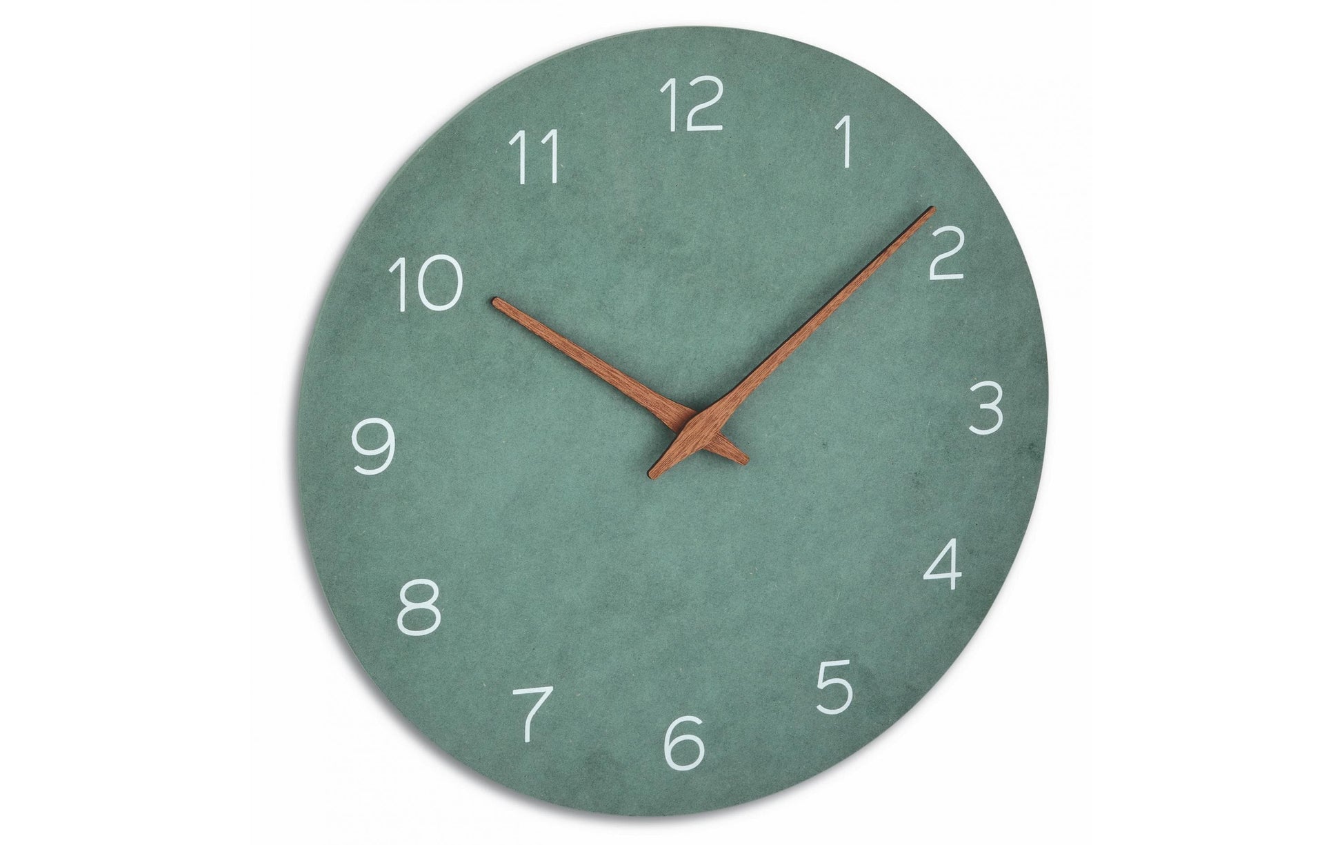 TFA-Dostmann TFA Dostmann Wanduhr – Analog, Lautlos, Ø 29,7 cm, Jadegrün, Holz
