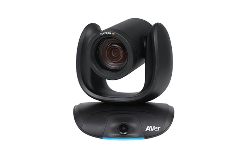 AVer CAM550 – PTZ-Kamera, 4K, 12× optischer Zoom, Dual-Kamera, PoE, HDMI/USB/IP, schwarz