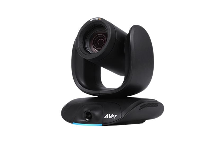 AVer CAM550 – PTZ-Kamera, 4K, 12× optischer Zoom, Dual-Kamera, PoE, HDMI/USB/IP, schwarz