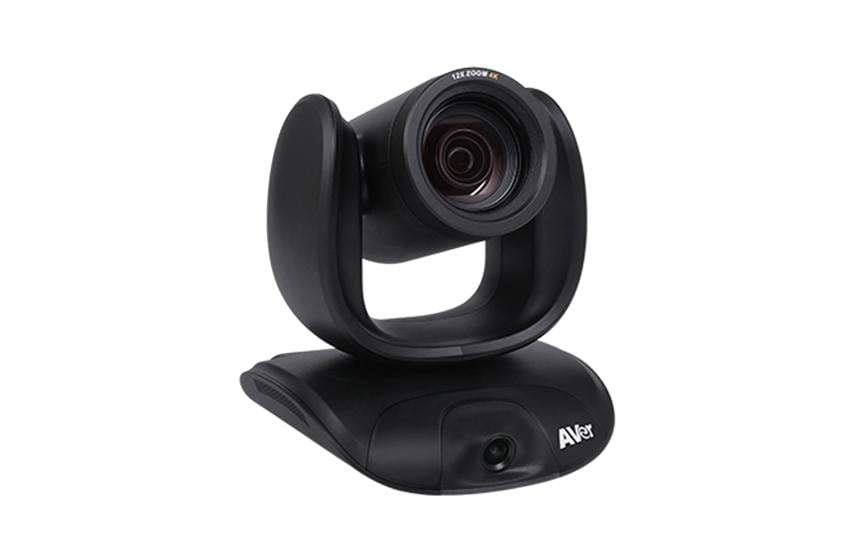 AVer CAM550 – PTZ-Kamera, 4K, 12× optischer Zoom, Dual-Kamera, PoE, HDMI/USB/IP, schwarz