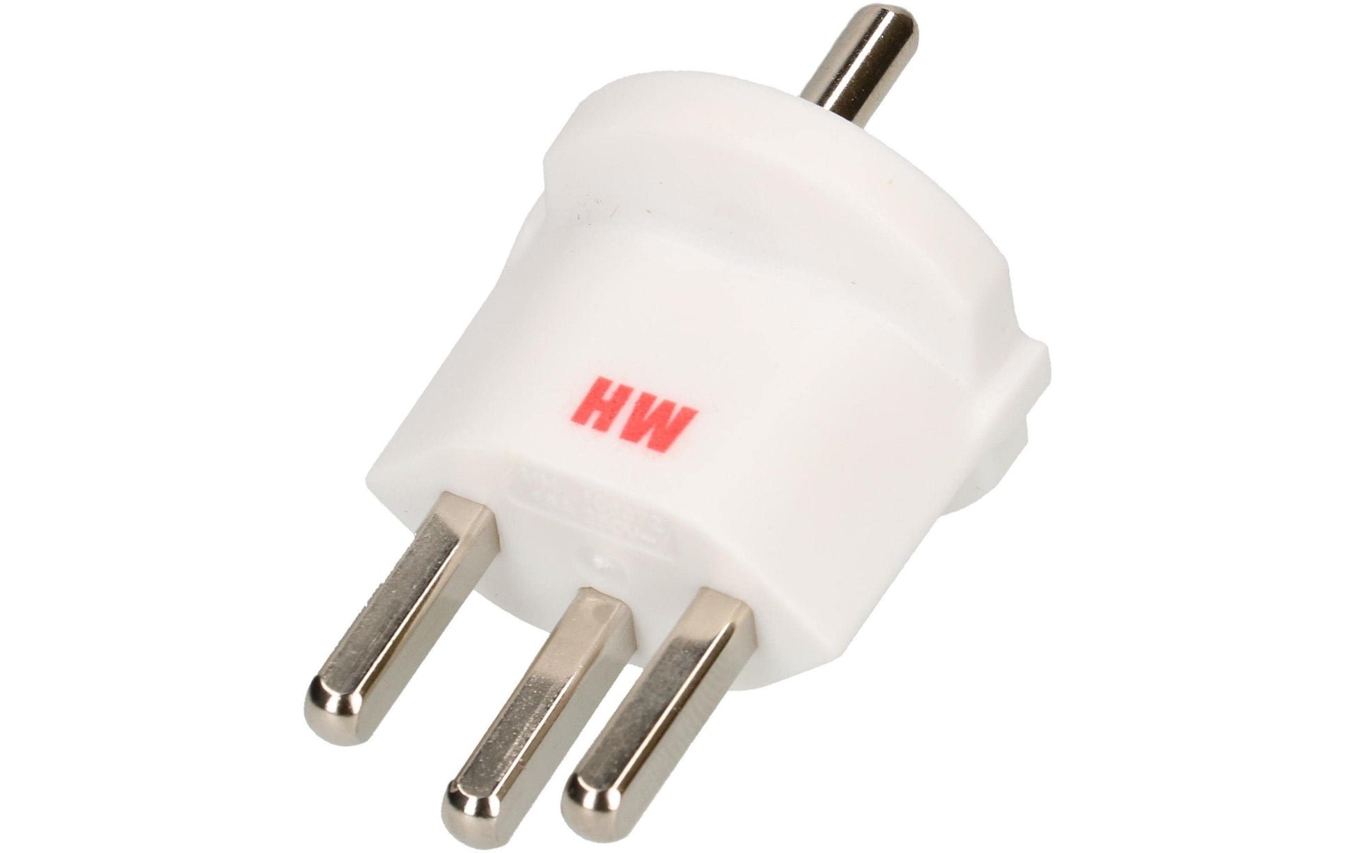 Max Hauri AG Max Hauri Fixadapter T23 zu Schuko – 230 V, 16 A, 3-polig – Weiss