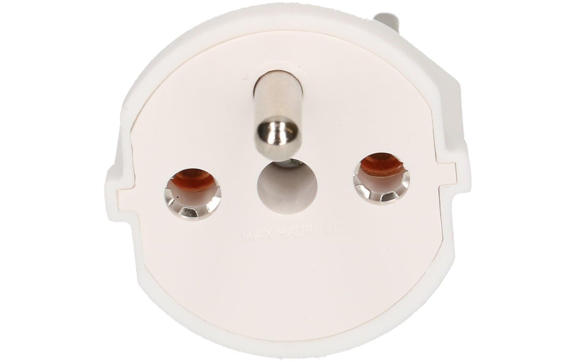 Max Hauri AG Max Hauri Fixadapter T23 zu Schuko – 230 V, 16 A, 3-polig – Weiss