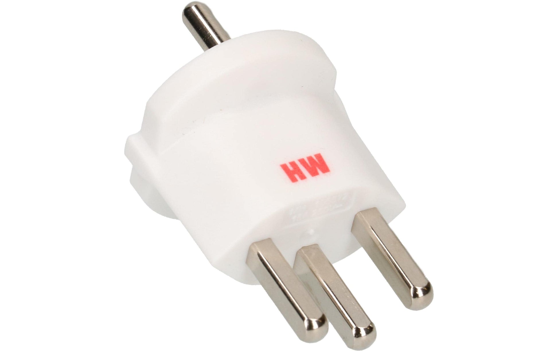 Max Hauri AG Max Hauri Fixadapter T23 zu Schuko – 230 V, 16 A, 3-polig – Weiss