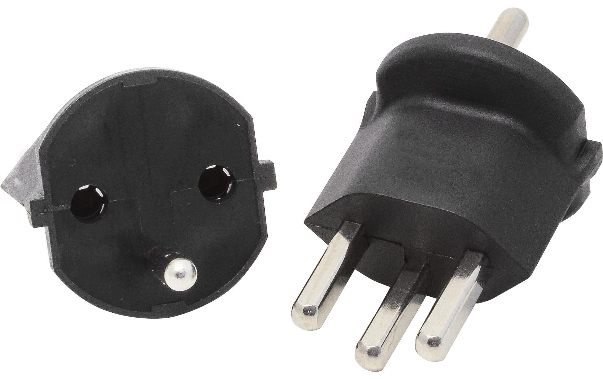 Max Hauri AG Max Hauri Adapterkabel, T23 zu Schuko (Typ F), 16 A 230 V, 3-polig (geerdet), 45×45×60 mm – schwarz