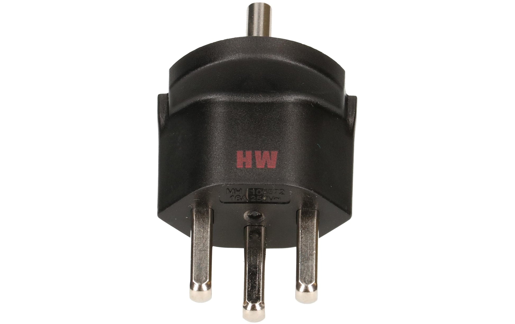 Max Hauri AG Max Hauri Adapterkabel, T23 zu Schuko (Typ F), 16 A 230 V, 3-polig (geerdet), 45×45×60 mm – schwarz