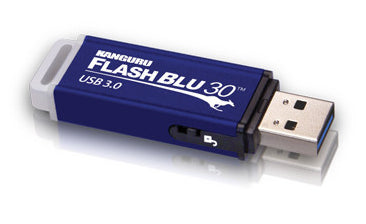 iStorage FlashBlu30 64 GB (145/45 MB/s, Schreibschutzschalter) – USB 3.2 Gen 1 (USB Typ A), Windows/MacOS/Linux