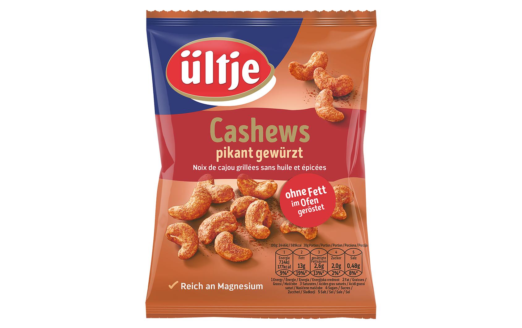 Ültje Cashew – pikant – 150 g