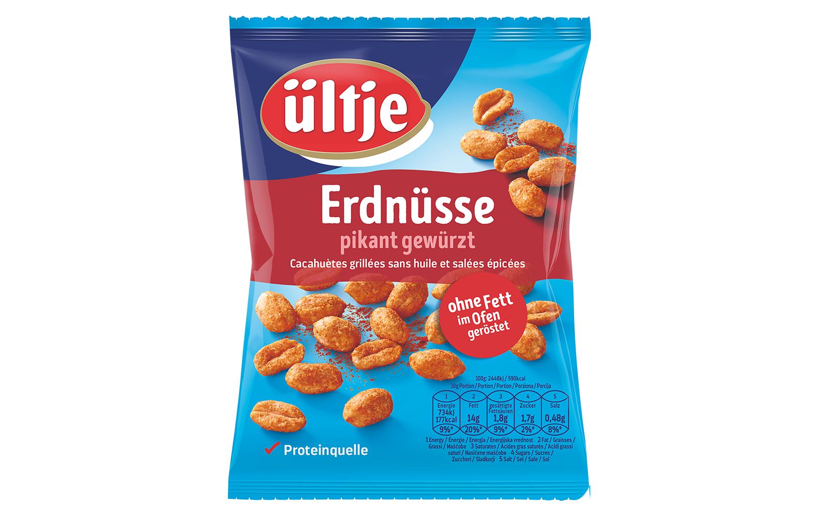 ultje ültje Erdnüsse – pikant, vegan – 200 g