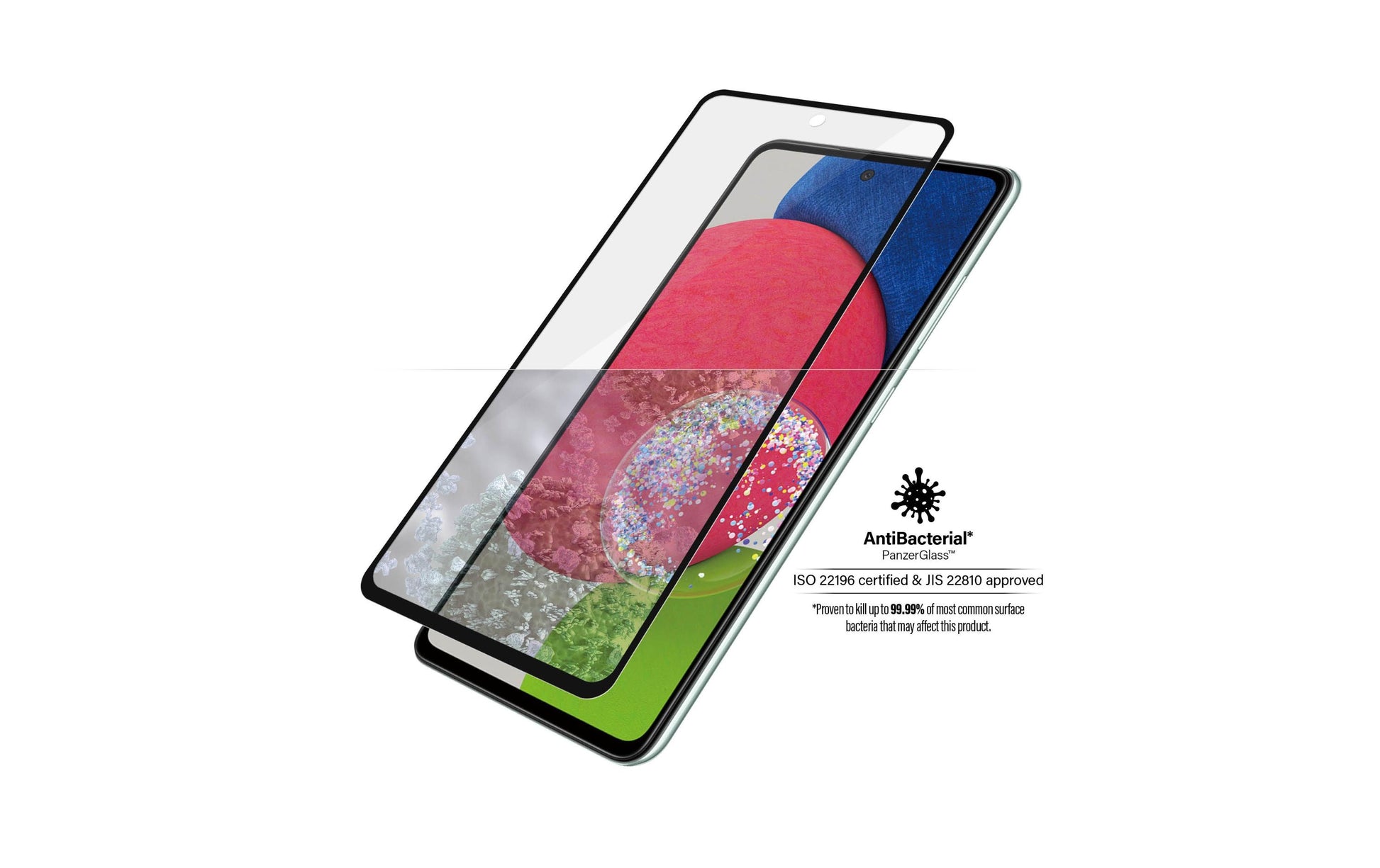 PanzerGlass Displayschutzglas – für Samsung Galaxy A52/A52 5G/A53 – Hartglas, Transparent