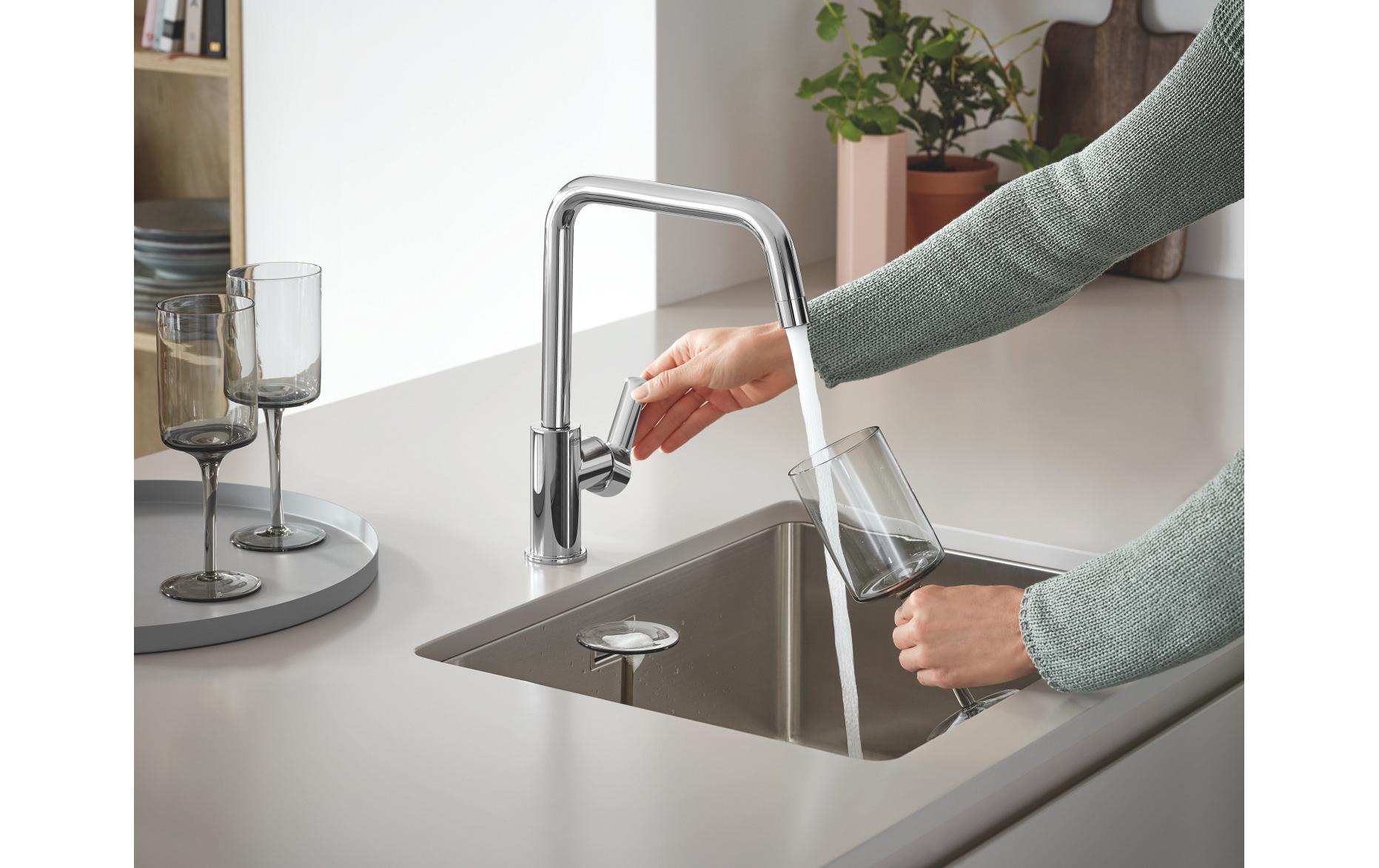 GROHE Einhebelmischer Start – Messing, Standmontage, Chrom