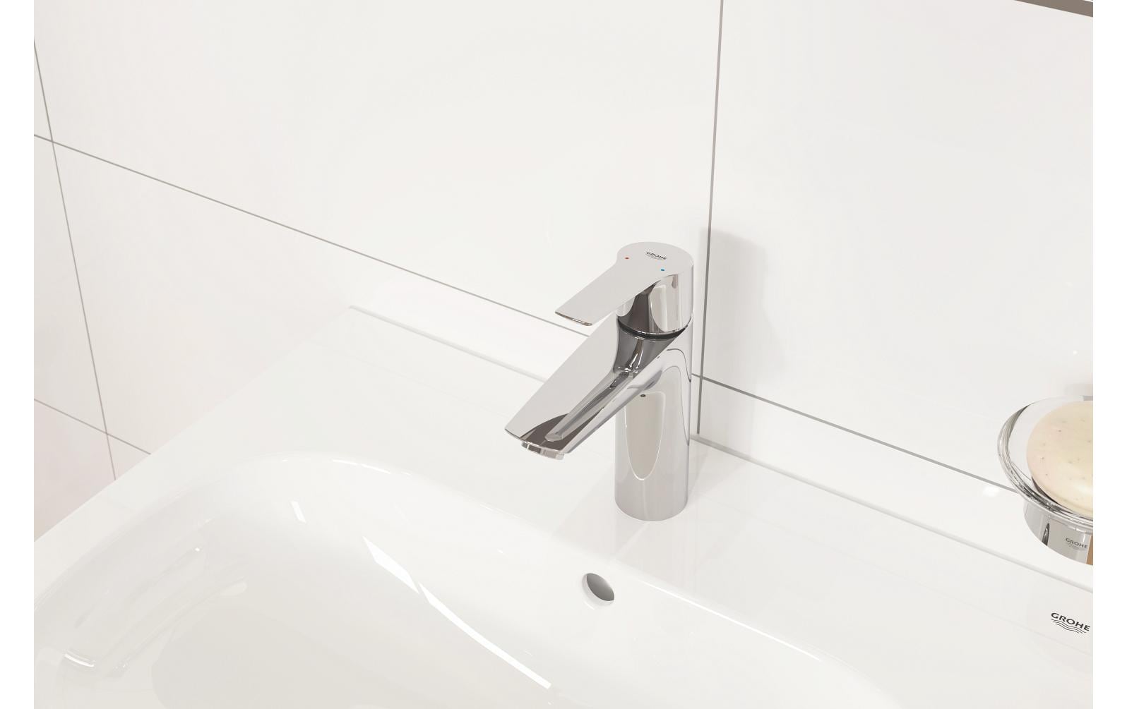 GROHE Badebatterie (Unterputz) Start – Einhebelmischer, Metall, Chrom, für Badewanne