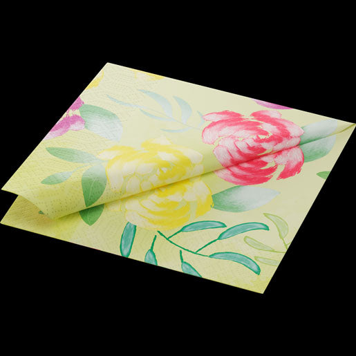 Duni Servietten Soft Tropics – 33 × 33 cm, 3-lagig – 50 Stück