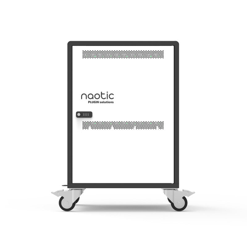 Port Designs 903003 Ladestation 20-fach 900 W – PD 45 W, USB-C×20, USB-A×20 – Tower – für Mobilgeräte