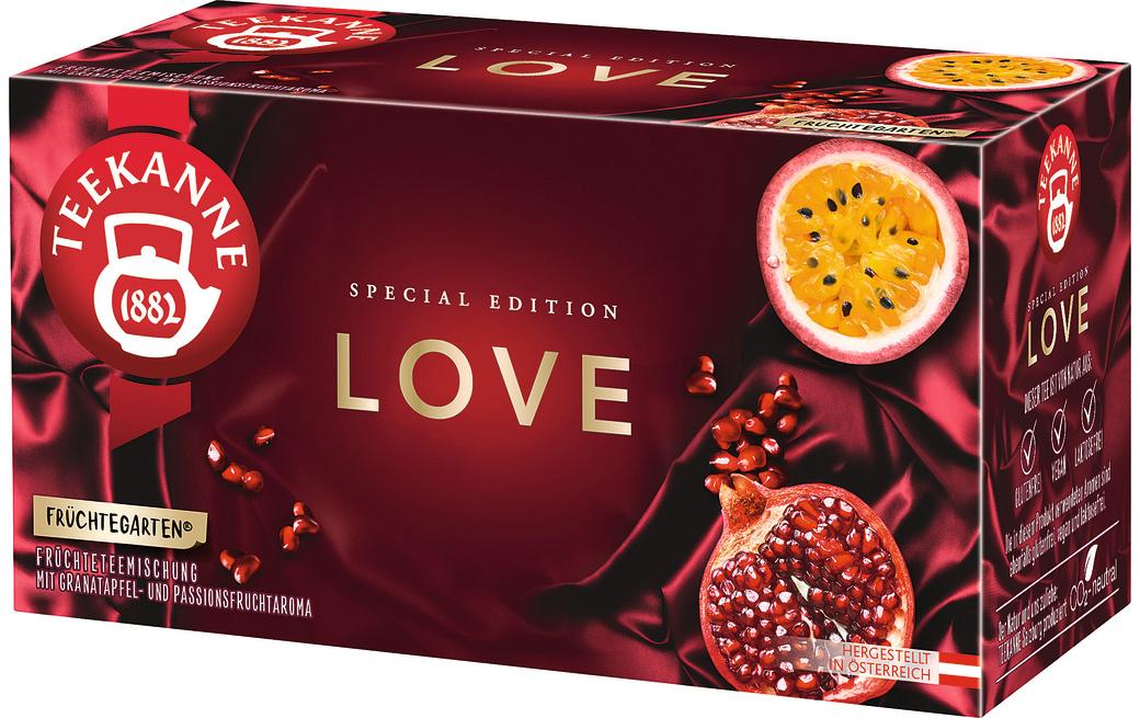 Teekanne Früchtetee Granatapfel & Passionsfrucht – Teebeutel 20 Beutel