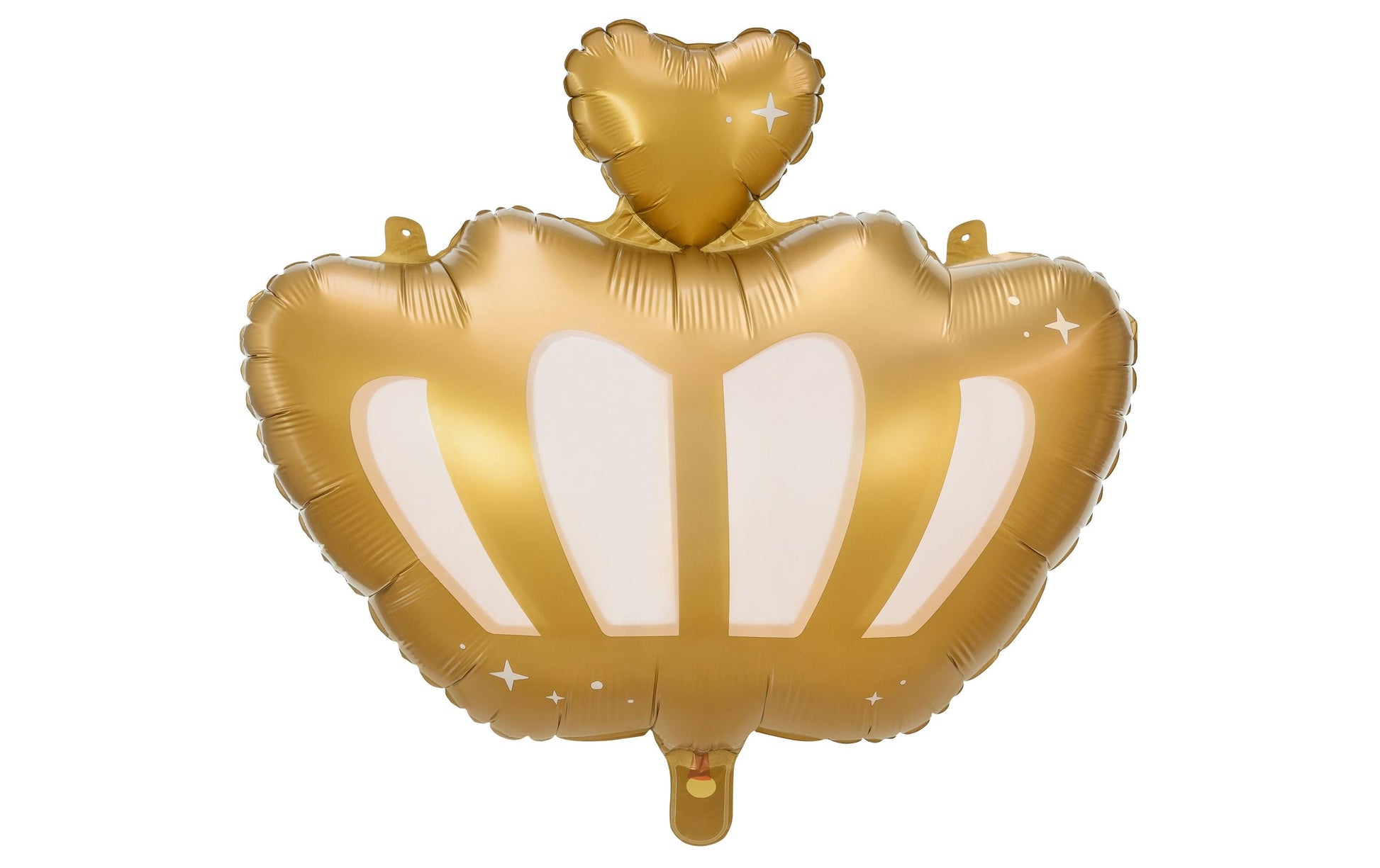 PartyDeco Folienballon Krone – Gold – 52 × 42 cm – Folie – 1 Stk