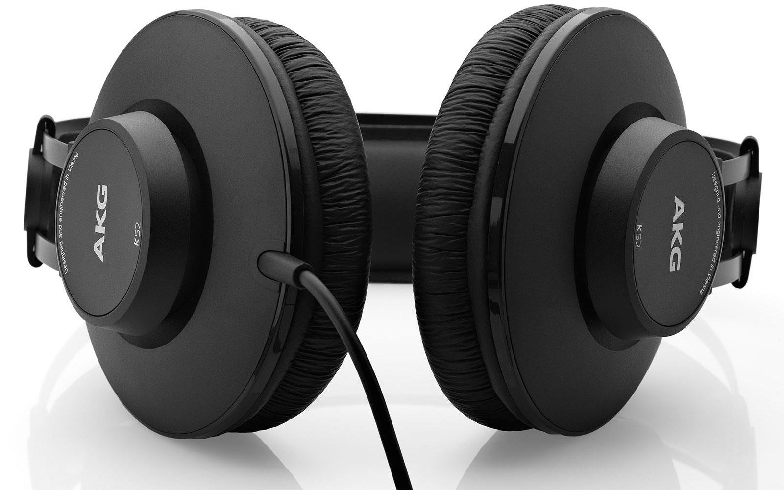 AKG K52 DJ-Kopfhörer – Over-Ear, Kabel, 3,5 mm Klinke, Schwarz
