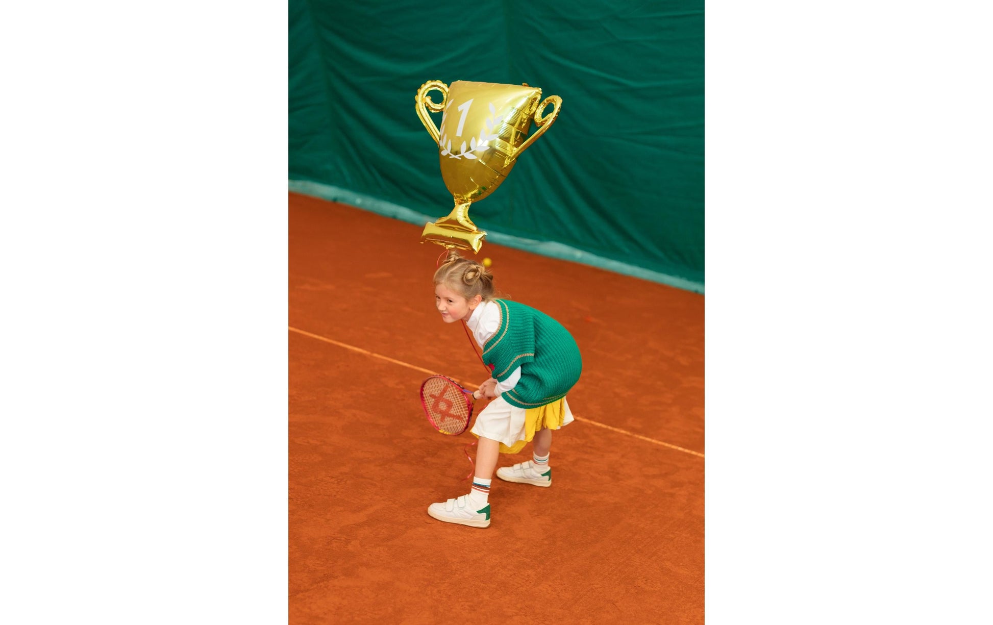 PartyDeco Folienballon Pokal – 64 × 61 cm – Folie, Gold