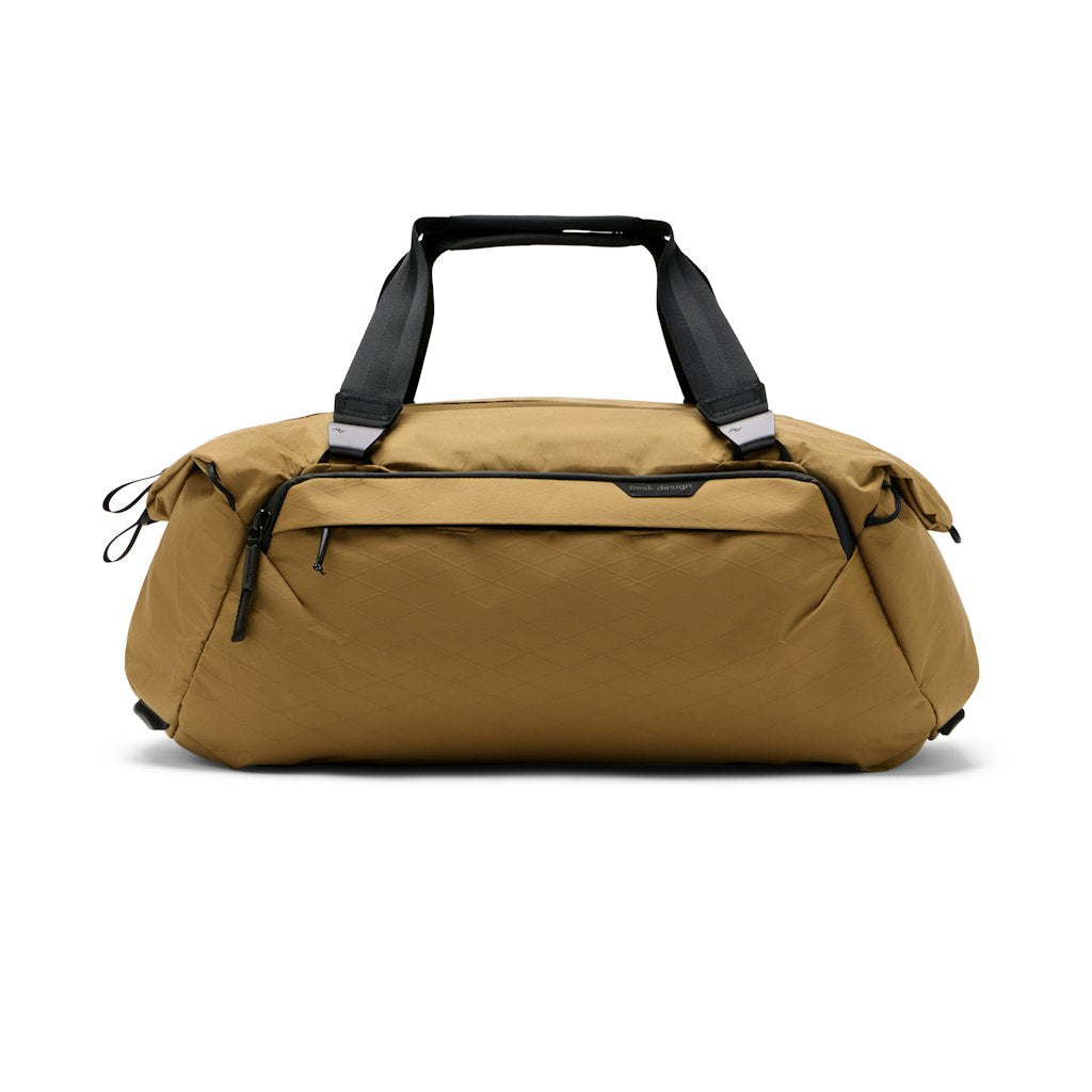 Peak Design Sporttasche Duffel Bag – 35 l, wasserfest, Nylon, braun, 56 × 34,5 × 26 cm