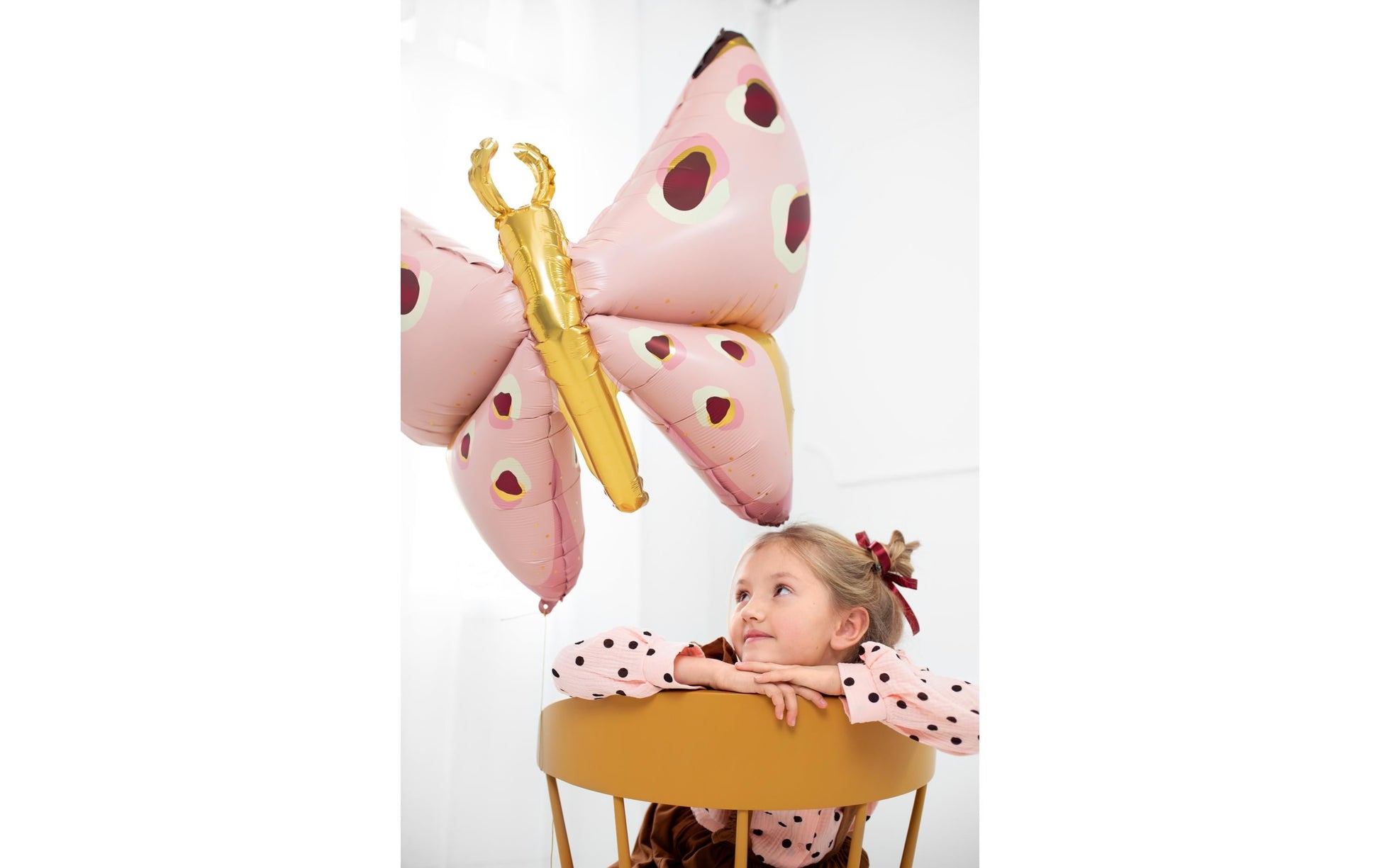 PartyDeco Folienballon – 120 × 87 cm – Folie, Gold