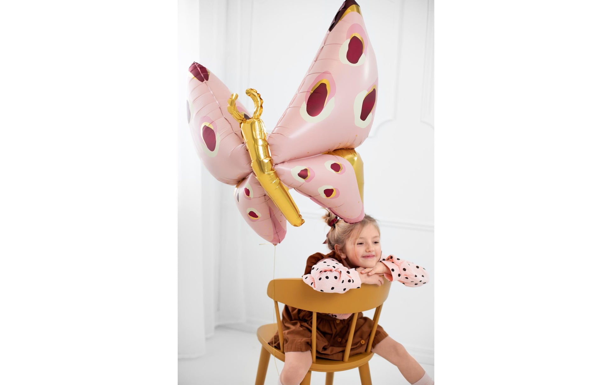 PartyDeco Folienballon – 120 × 87 cm – Folie, Gold