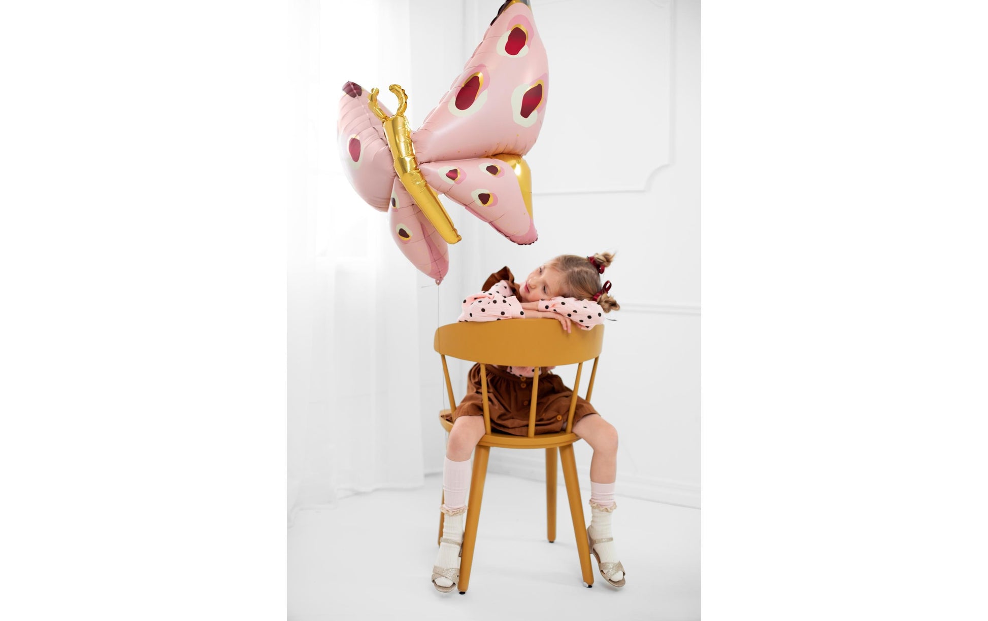 PartyDeco Folienballon – 120 × 87 cm – Folie, Gold