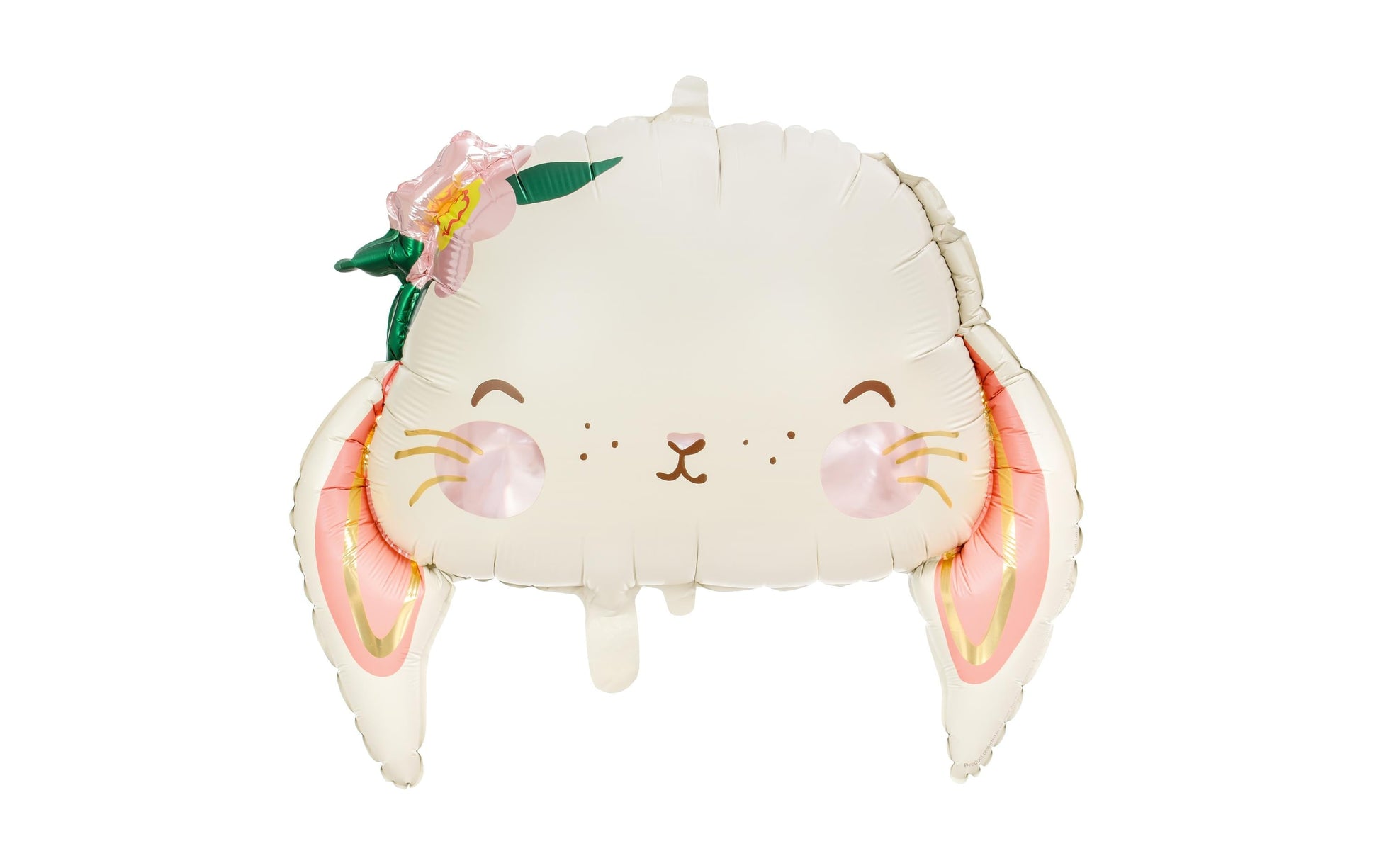 PartyDeco Folienballon – Hase – 65 × 55 cm – Folie, mehrfarbig