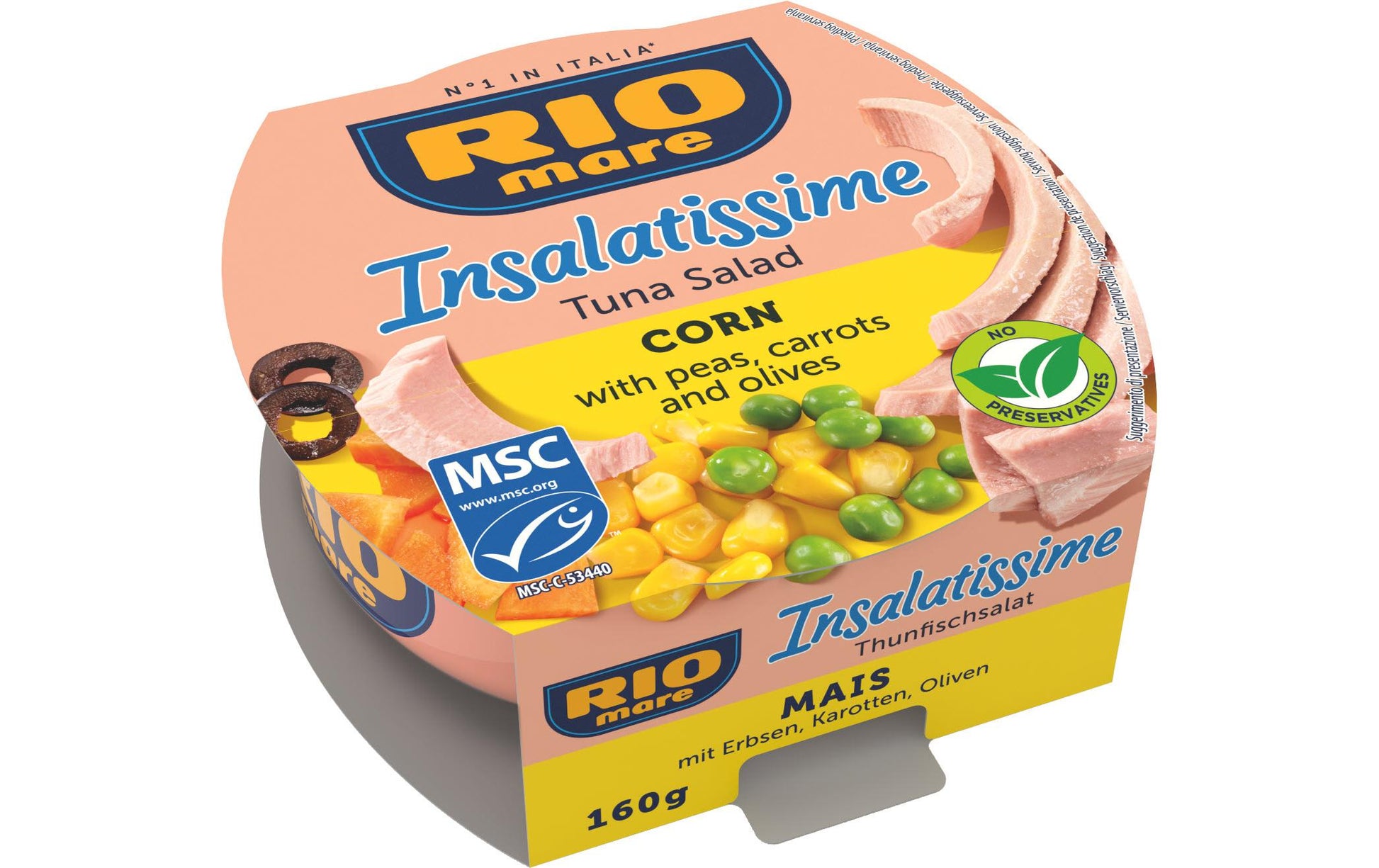 Rio Mare Insalatissime Thon-Salat Mais & Gemüse Dose – 160 g