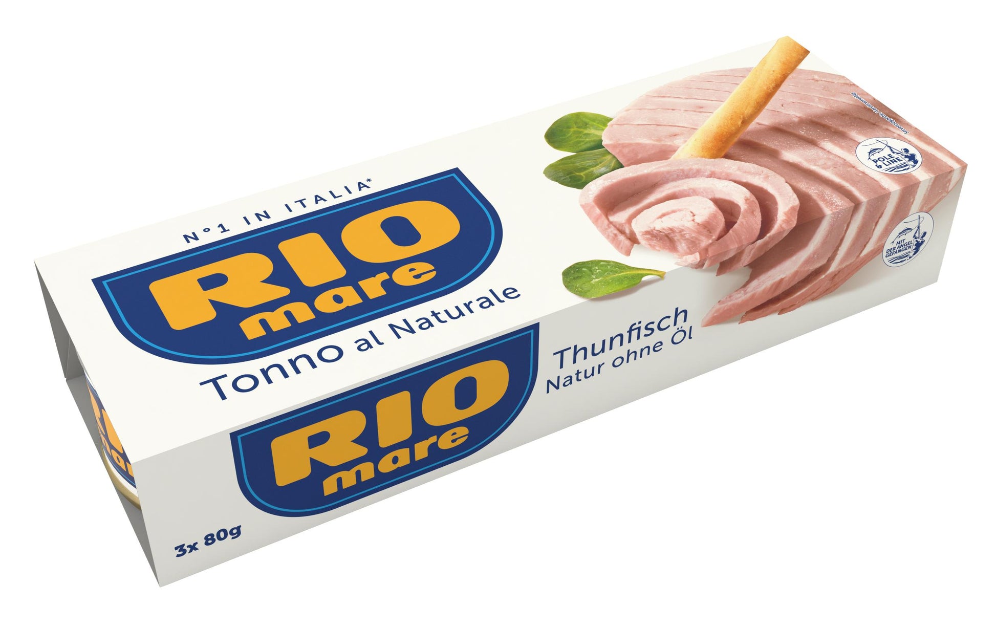 Rio Mare Thunfisch Natur – 3×80 g