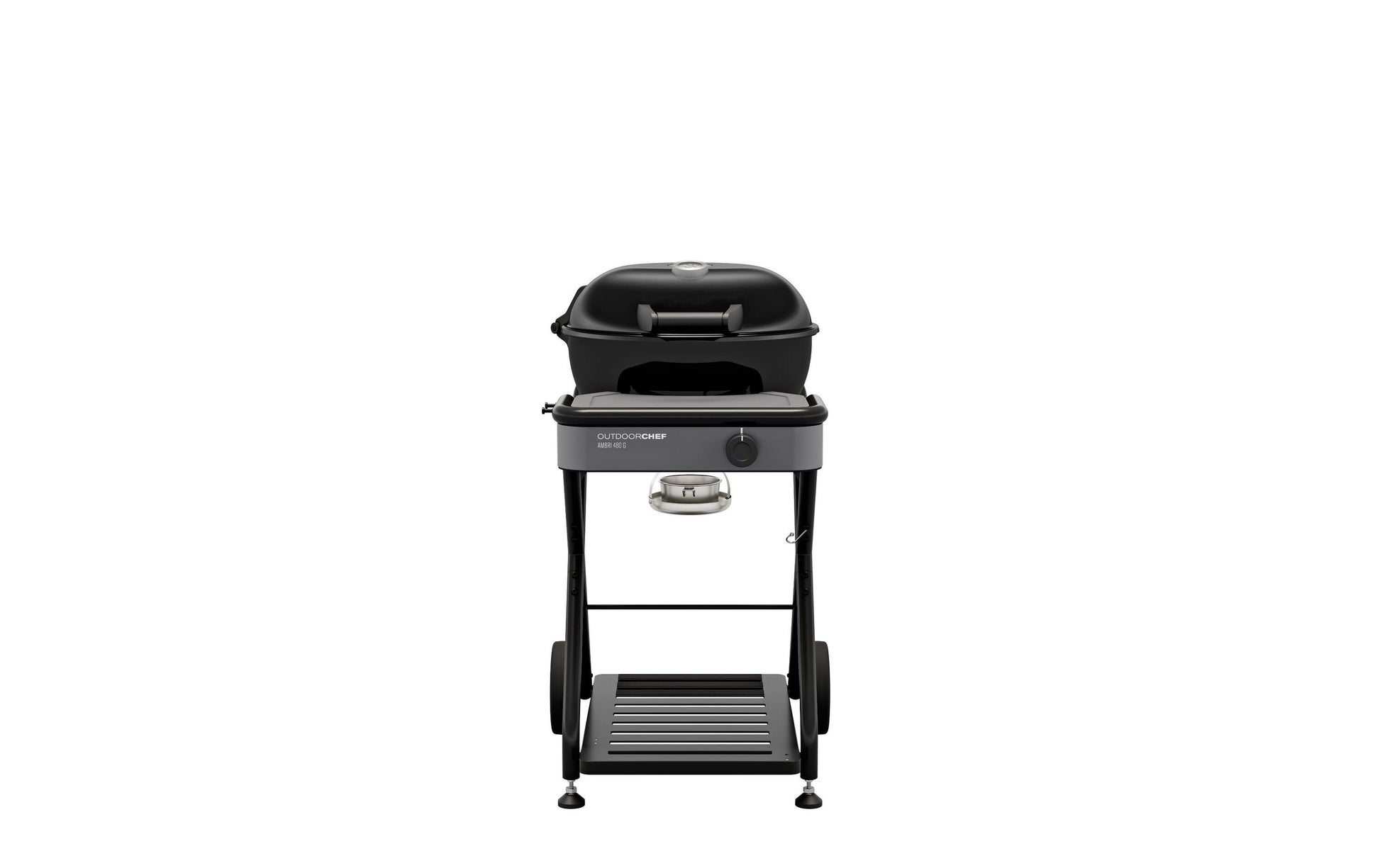 OUTDOORCHEF Kamado-Gasgrill Ambri 480 G Evo – Ø 48 cm, 5,8 kW – schwarz