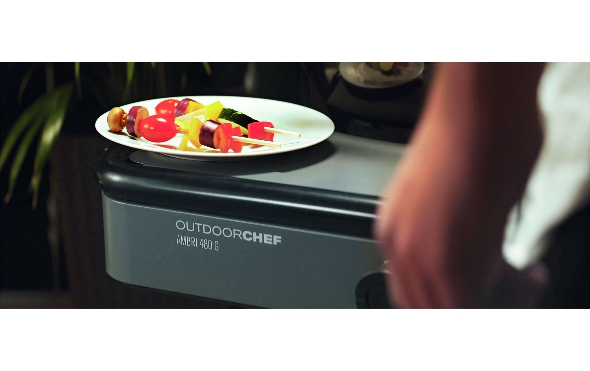 Outdoorchef Gasgrill Ambri 480 G Evo – Ø 48 cm, 5,8 kW, 1 Brenner – schwarz