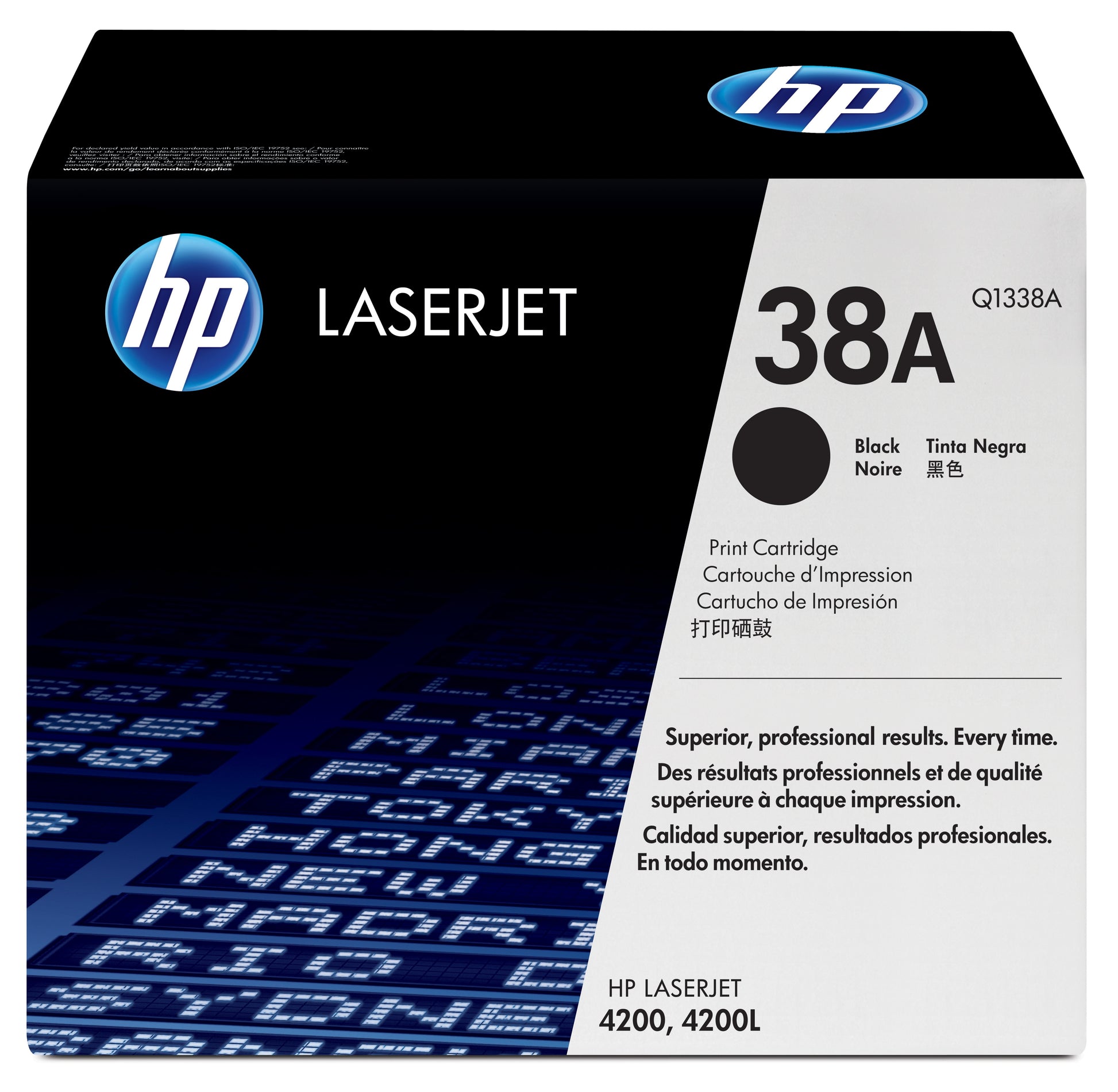 HP Toner 38A – Schwarz, 12000 Seiten – für LaserJet 4200/4200L