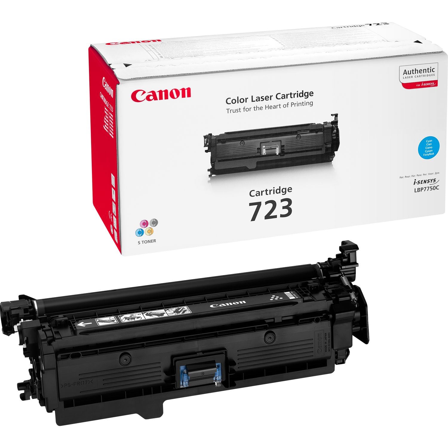 Canon Toner CRG-723 – cyan, 8500 Seiten – für Canon LBP-7750