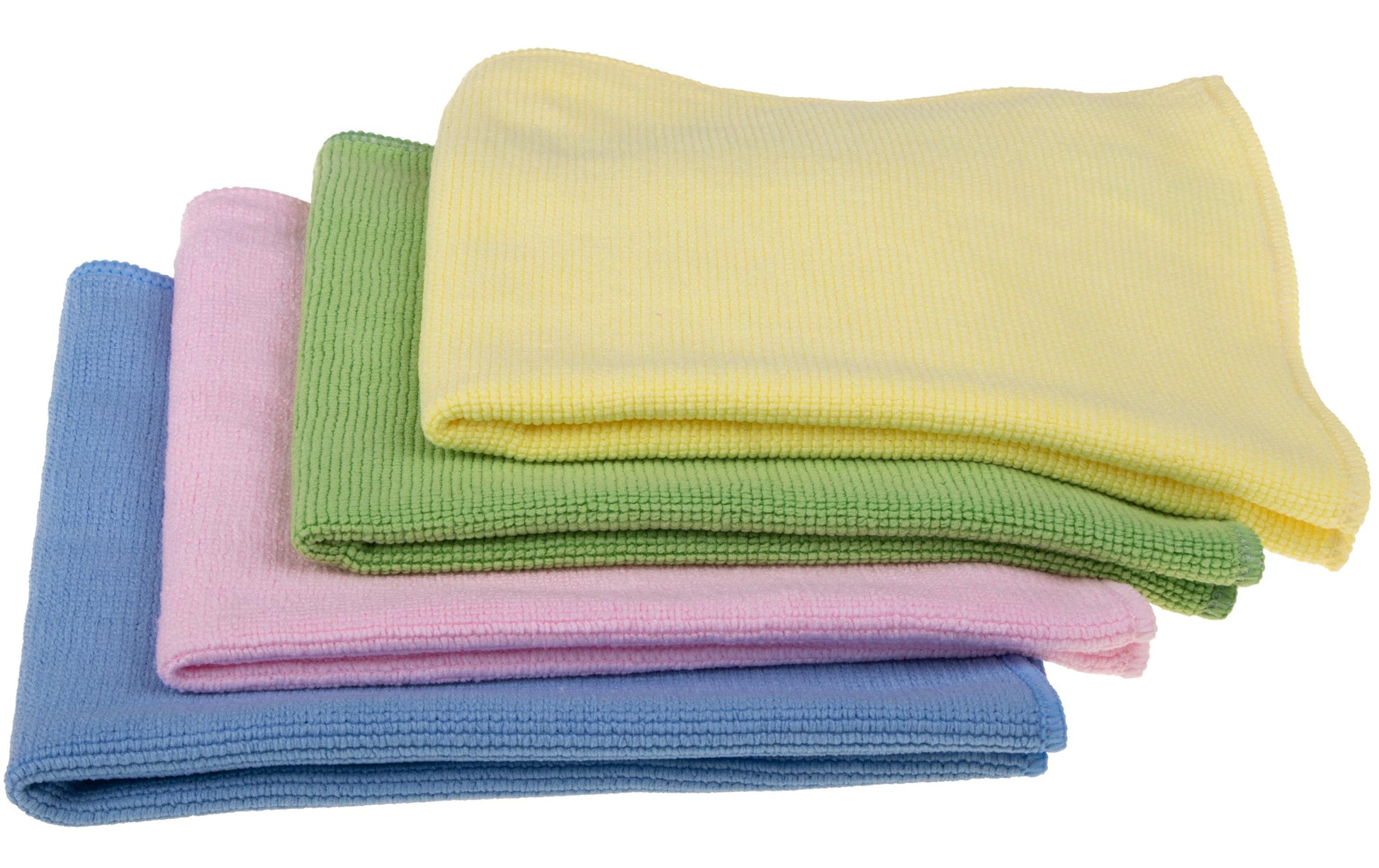 Edi Baur Mikrofasertuch – Grün – 40 × 40 cm – Polyester – 5er-Set