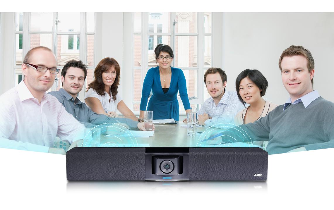 AVer VB342PRO Videobar – 4K Ultra HD, 3× optischer Zoom, 60 fps – Schwarz