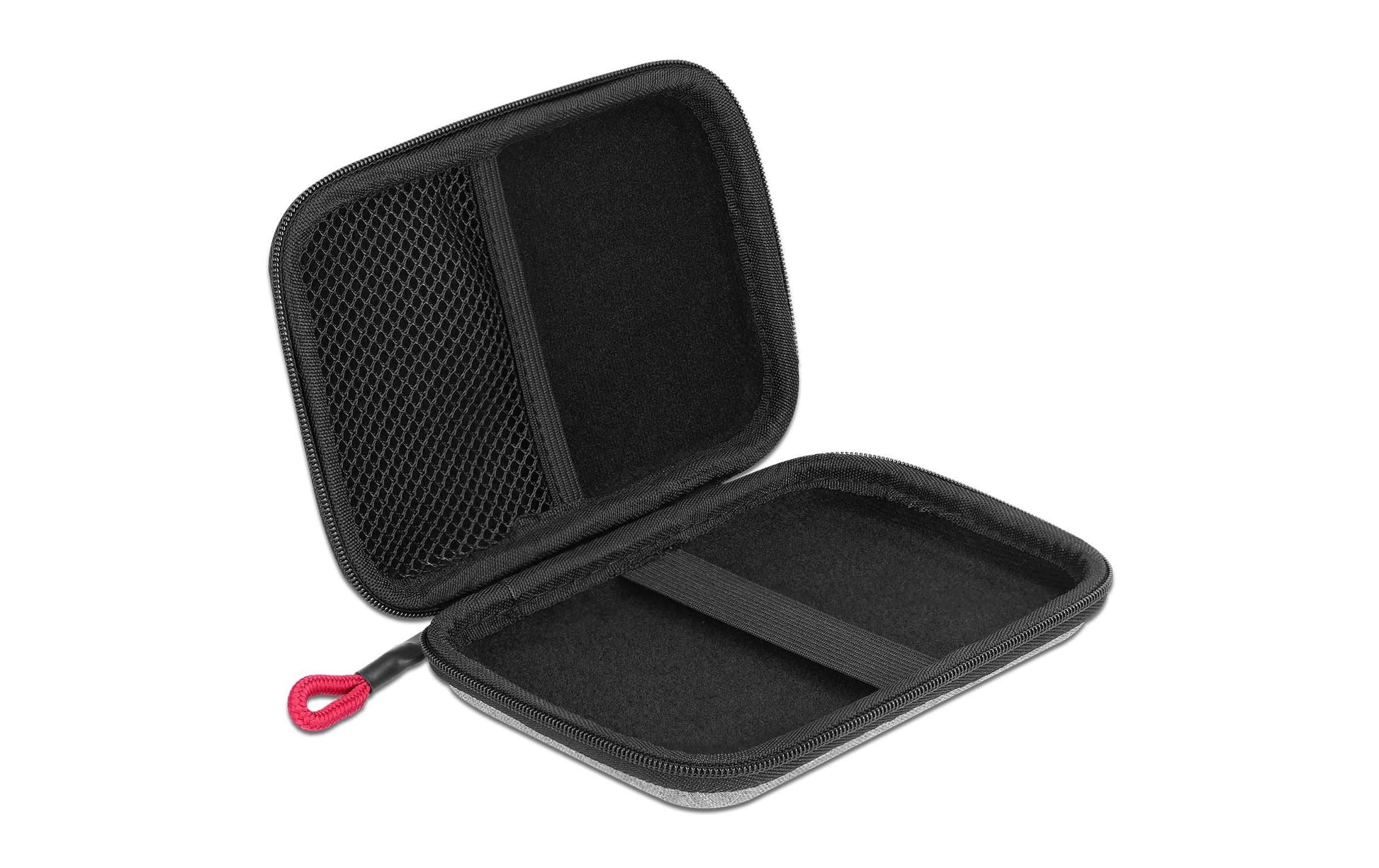DeLOCK Schutztasche – für 2,5" SSDs, Polyester, schockresistent, 100 × 145 × 35 mm