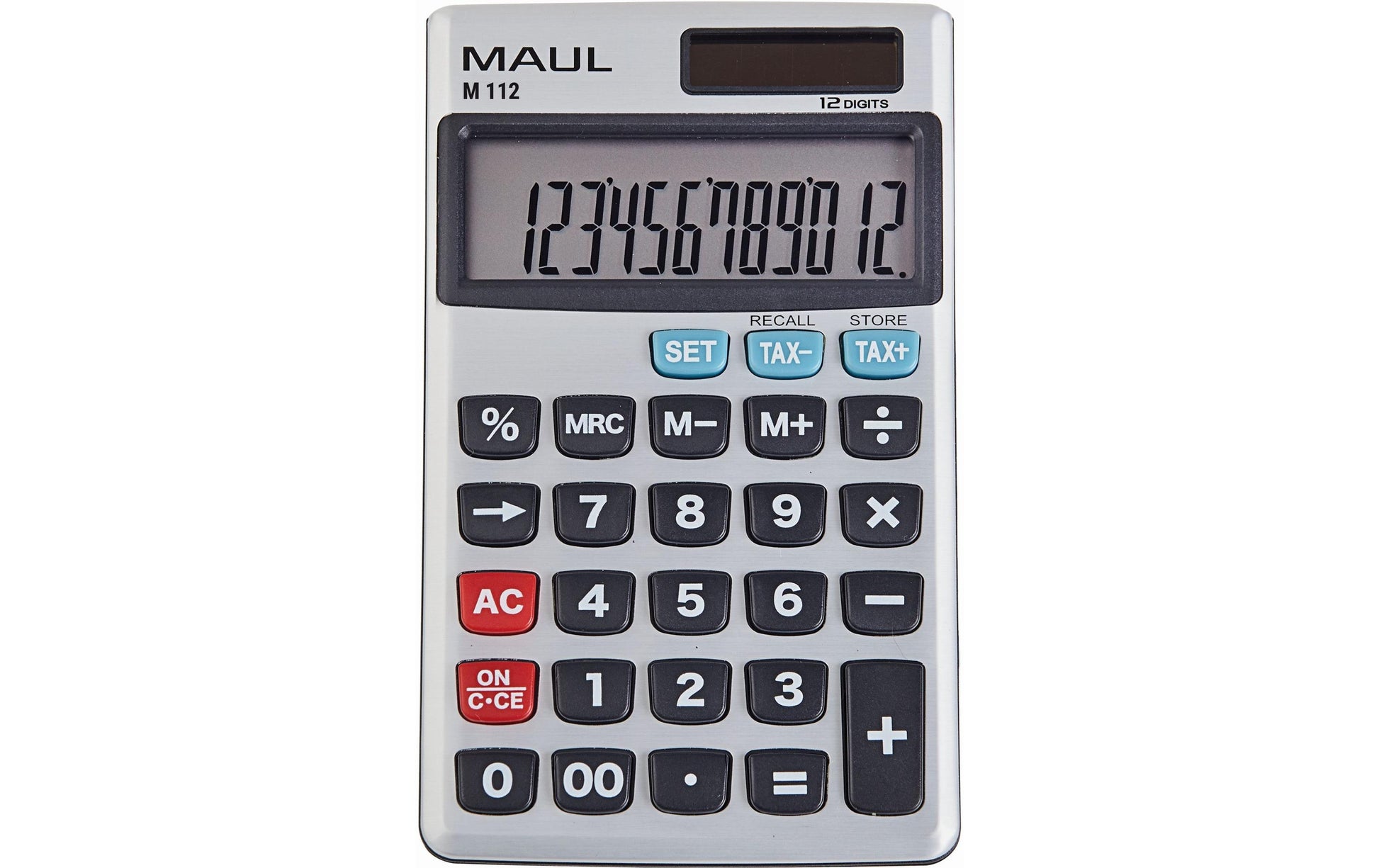MAUL Taschenrechner M112 – Silber